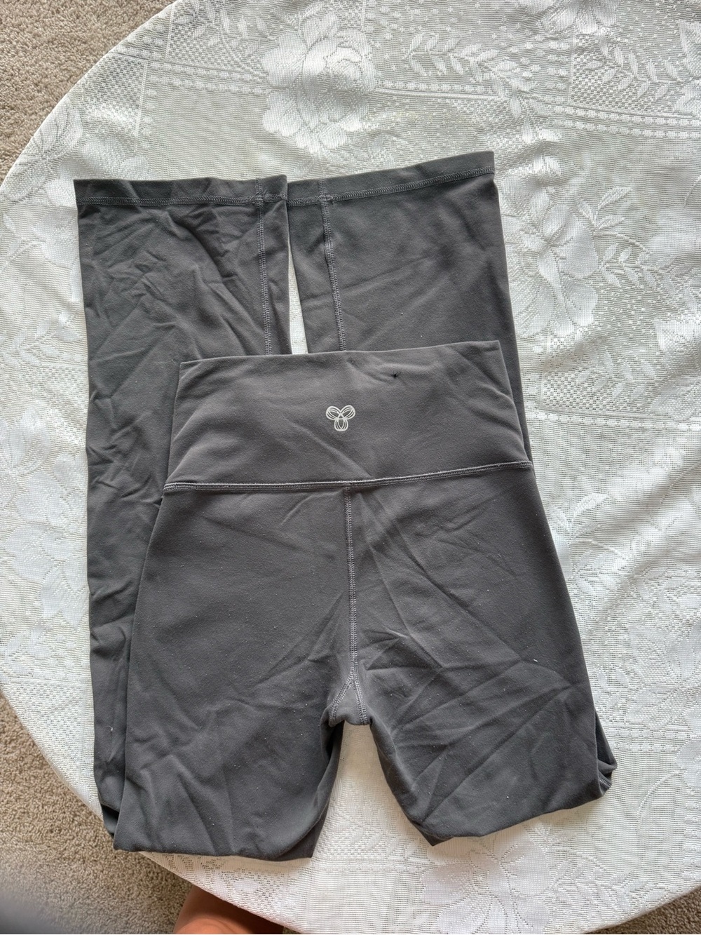 Aritzia Charcoal High-Waist Seamless Bike Shorts